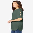 Cut-Out Sleeve Tunic image number null