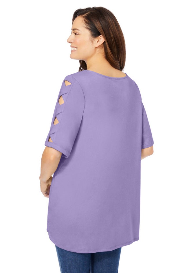 Cut-Out Sleeve Tunic image number 1