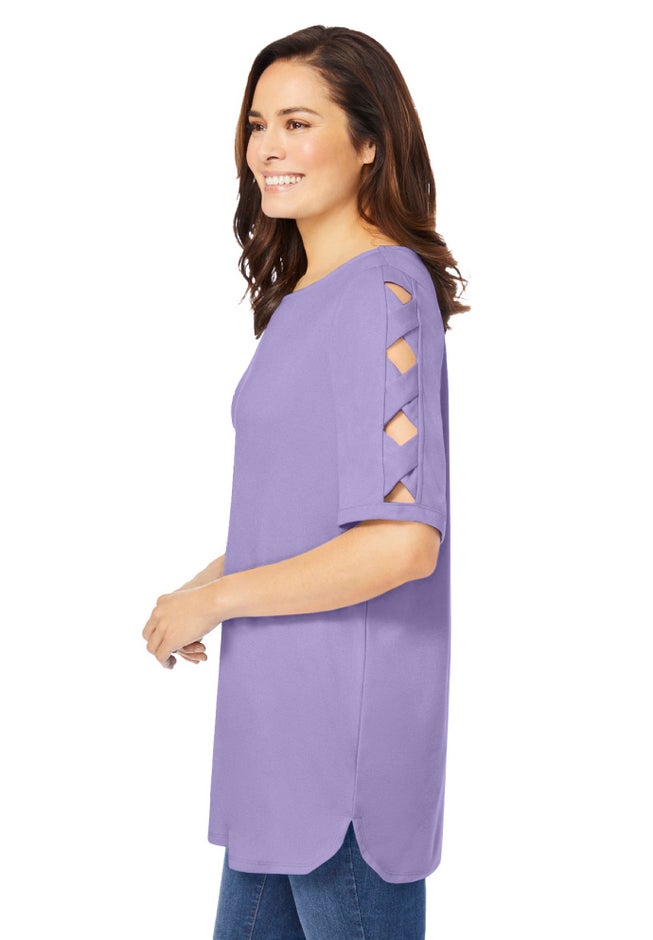 Cut-Out Sleeve Tunic image number 2