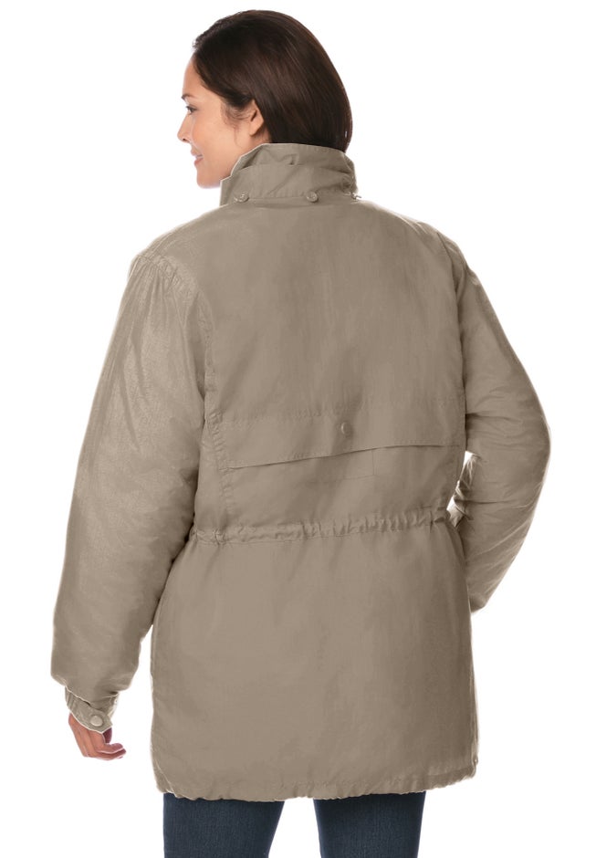Quilt-Lined Taslon® Anorak image number 1
