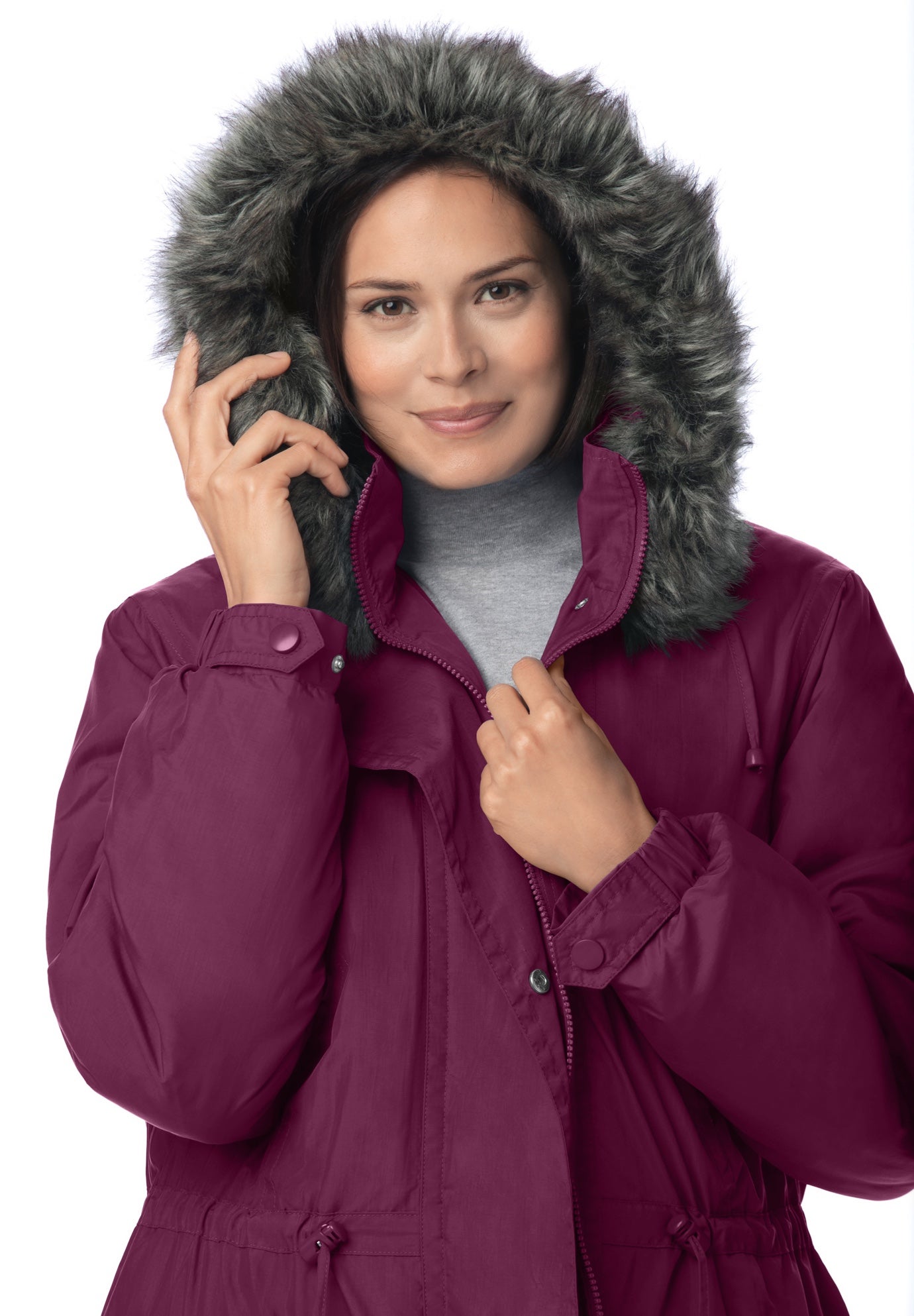 Quilt-Lined Taslon&reg; Anorak image number 3