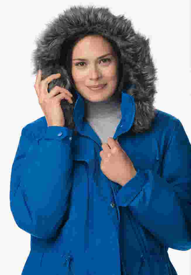 Quilt-Lined Taslon® Anorak image number 4