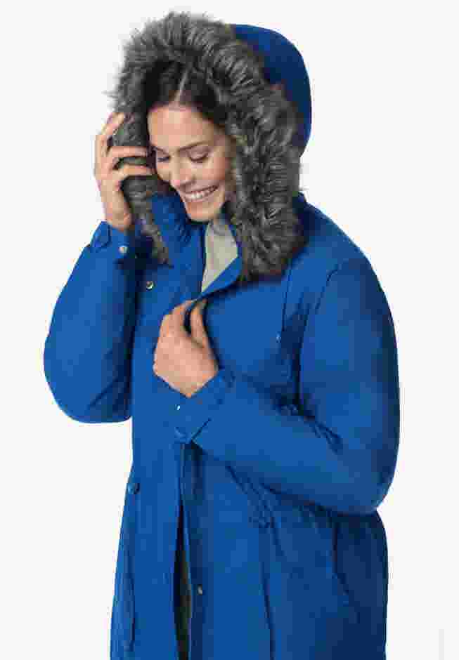 Quilt-Lined Taslon® Anorak image number 5