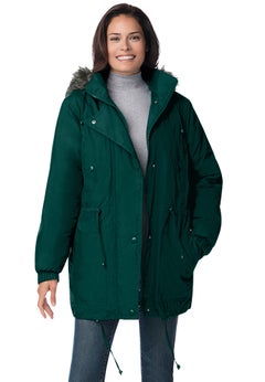Quilt-Lined Taslon&reg; Anorak