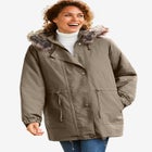 Quilt-Lined Taslon&reg; Anorak image number null