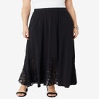 Ultrasmooth&reg; Fabric Lace Maxi Skirt image number null