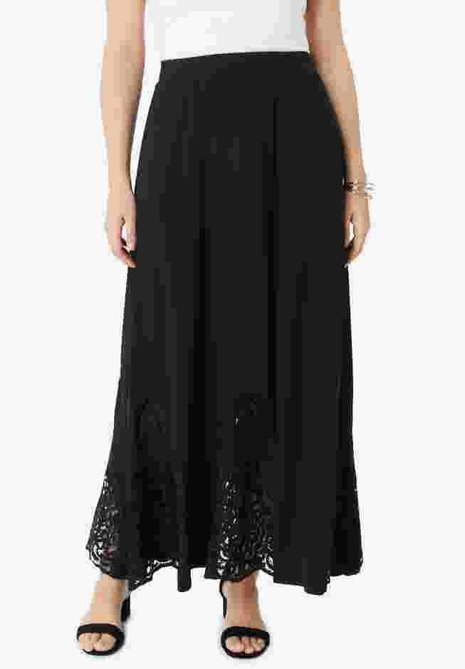 Ultrasmooth® Fabric Lace Maxi Skirt image number 0