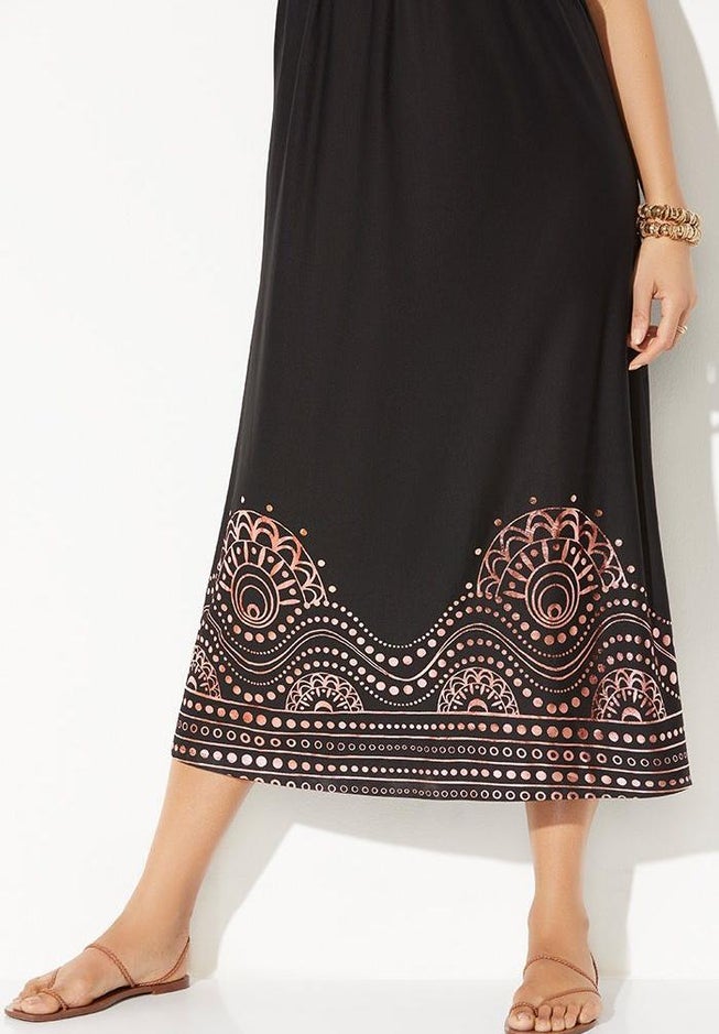 Kate V-Neck Cover Up Maxi Dress image number null
