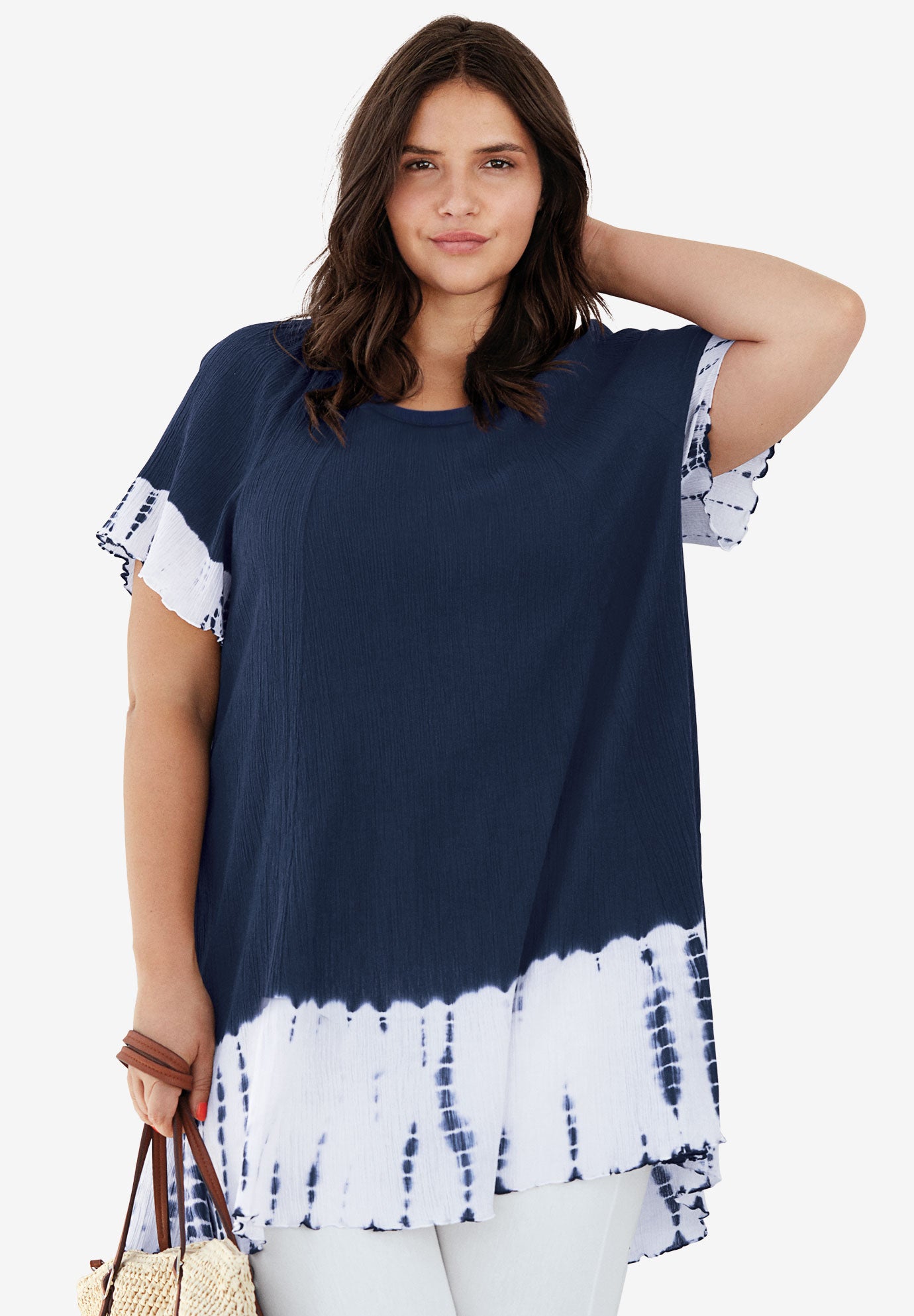 Tie-Dye Gauze Tunic image number 0