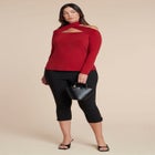 Cross Front Cut Out Top image number null