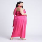 Scarf Neck Maxi Dress image number null