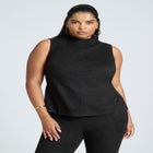 Faux Suede Sleeveless Top image number null