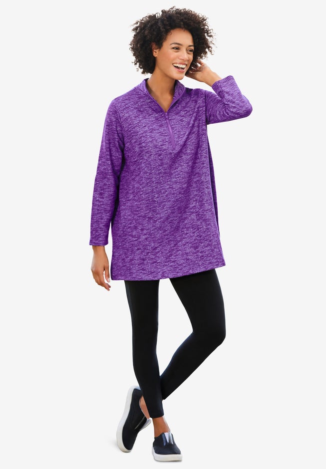 French Terry Quarter-Zip Sweatshirt image number 4