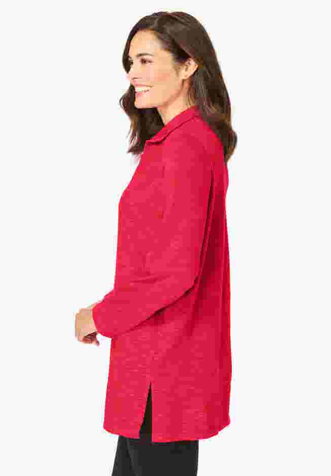 French Terry Quarter-Zip Sweatshirt image number 2