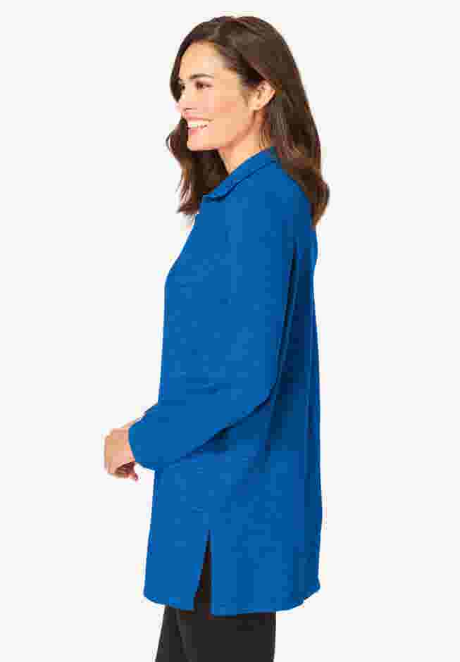 French Terry Quarter-Zip Sweatshirt image number 2