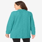 French Terry Quarter-Zip Sweatshirt image number null