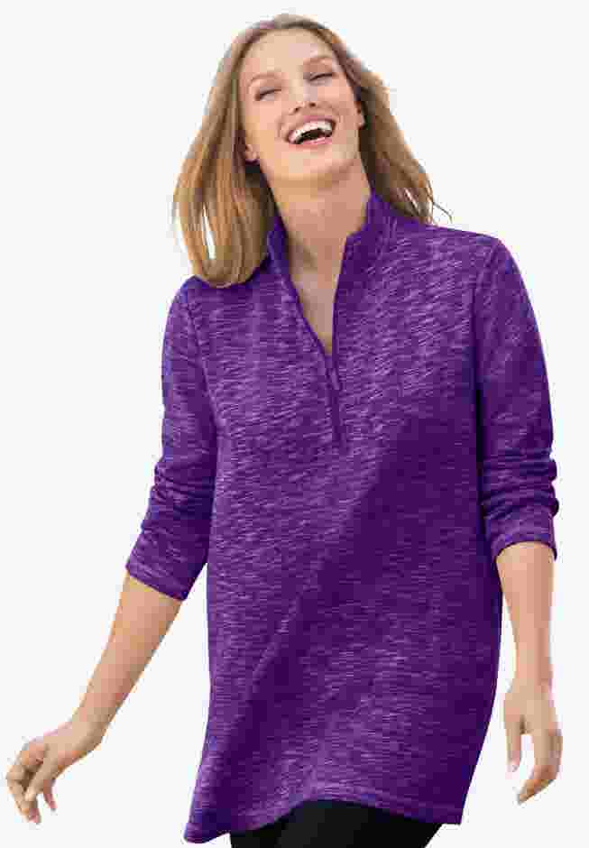 French Terry Quarter-Zip Sweatshirt image number 0