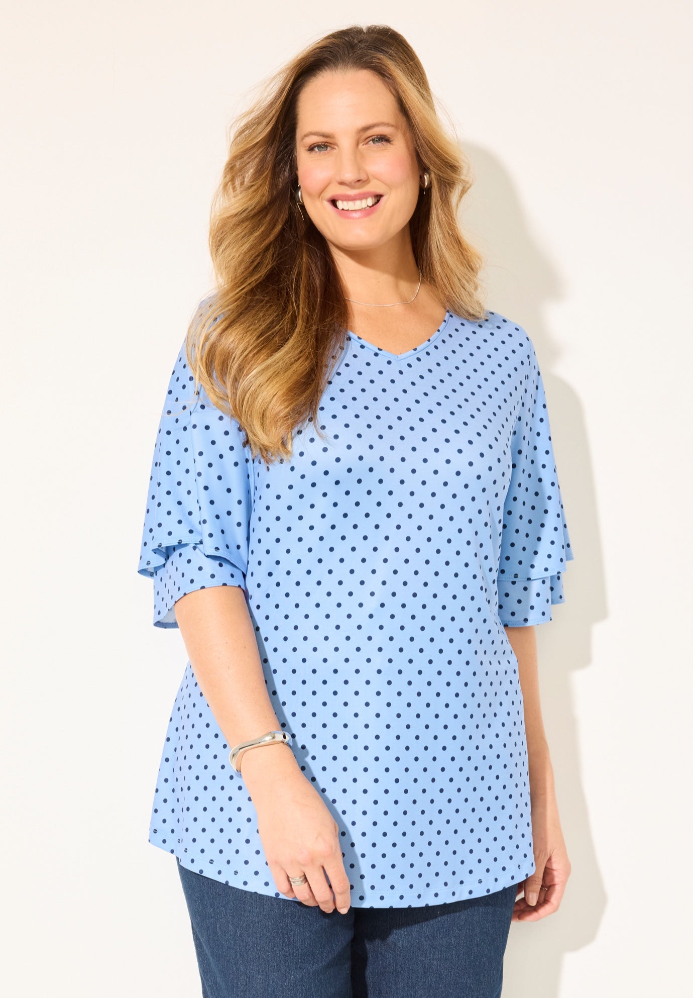 Flutter Sleeve Swing Top image number 0