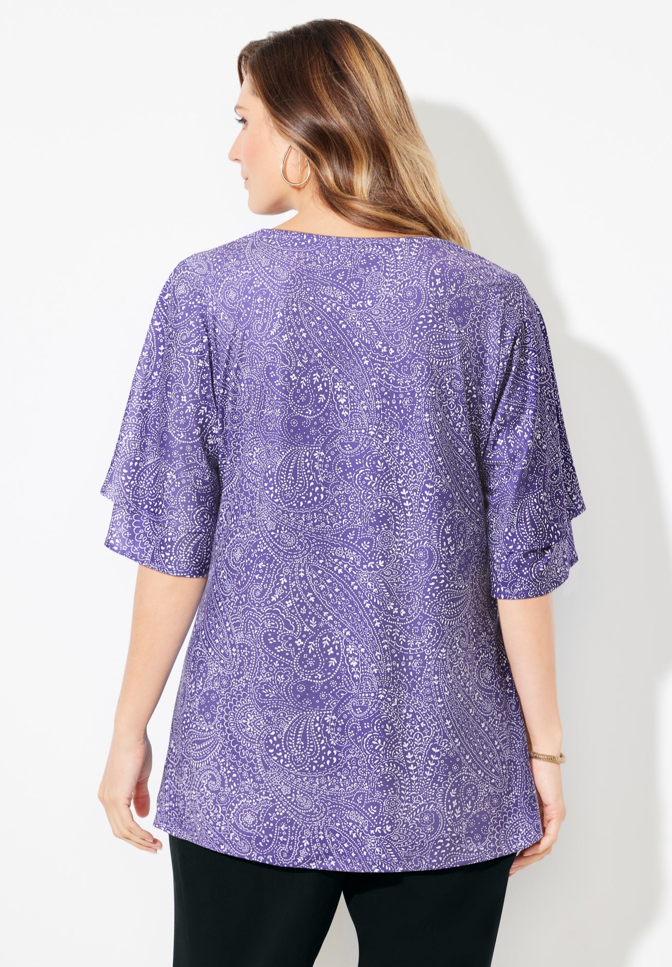 Flutter Sleeve Swing Top image number 2
