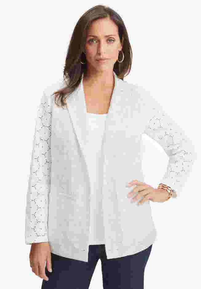 Eyelet Blazer image number 0