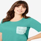 Printed Sleepshirt with Pocket image number null