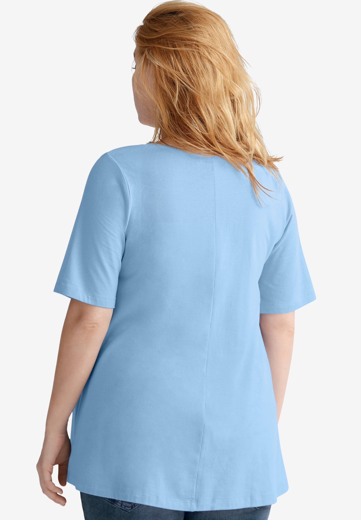 V-Neck A-Line Tunic image number 1