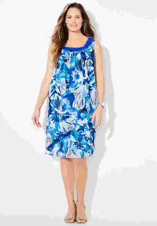Tulip Overlay Dress image number 0