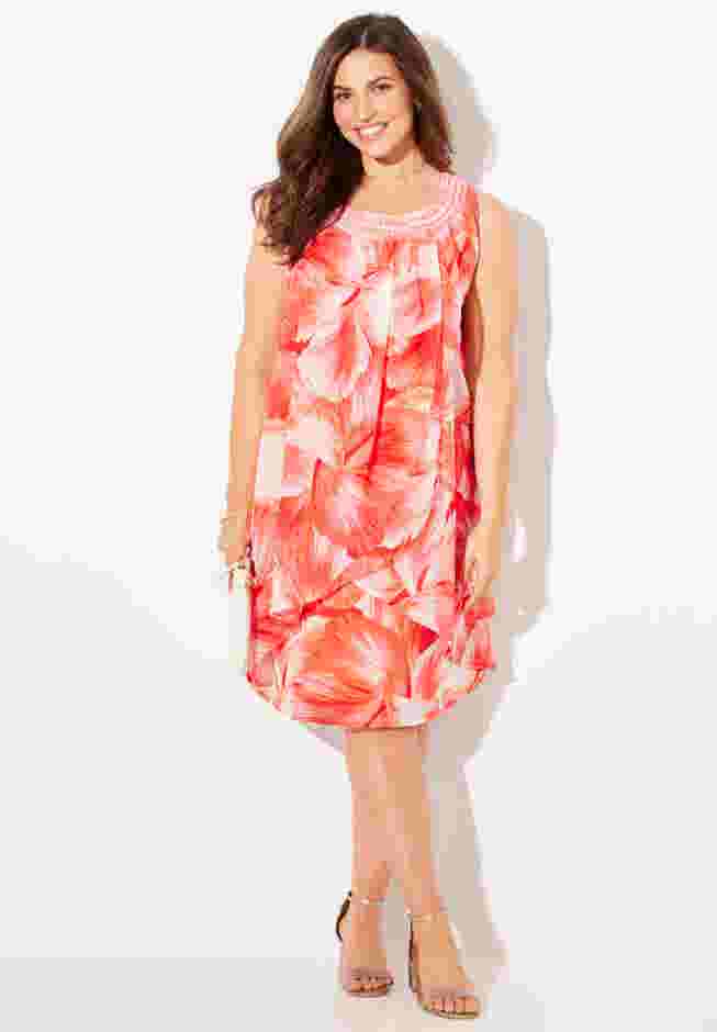 Tulip Overlay Dress image number 0