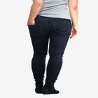 Stretch Denim Mid-rise Pull-on 4 Pocket Jeggings image number null