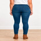 Mid-Rise Stretch Denim Pull-On 4 Pocket Jeggings image number 2