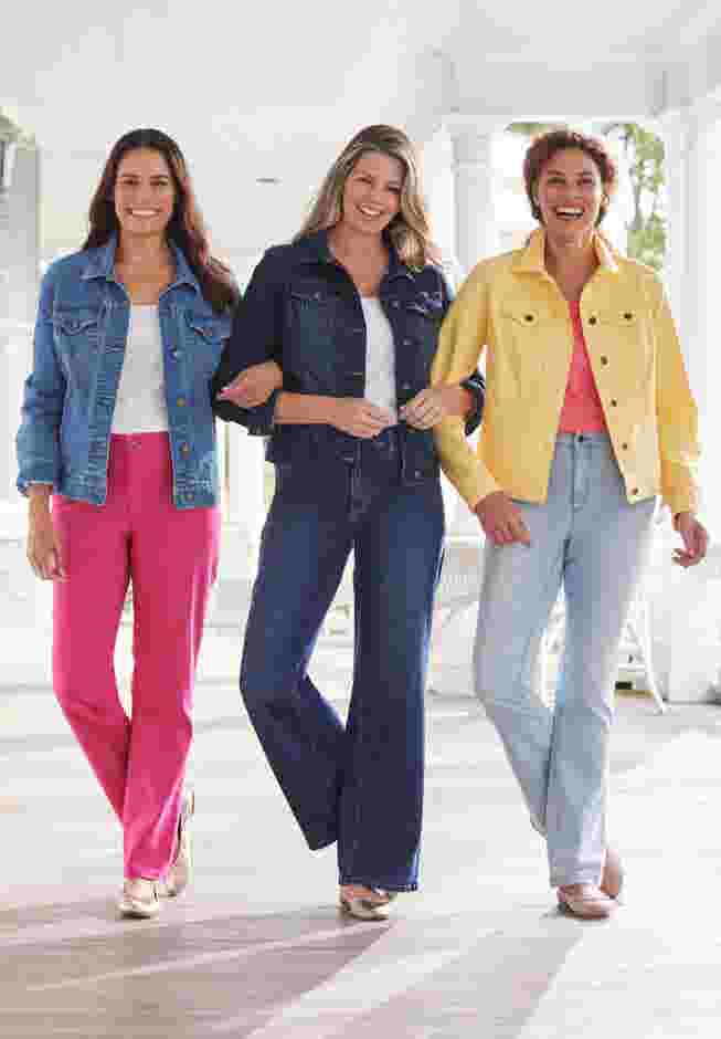 Stretch Denim Jean Jacket image number 8