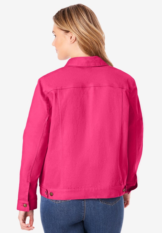 Stretch Denim Jean Jacket image number 1