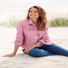 Stretch Denim Jean Jacket image number 0