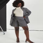 Front Pleat Skort image number null