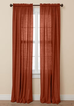 Poly Cotton Canvas Rod-Pocket Panel