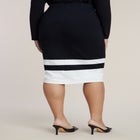 Colorblock Column Skirt image number null