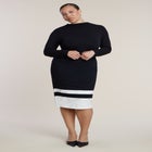 Colorblock Column Skirt image number null