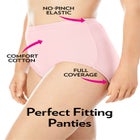 Full Coverage Stretch Cotton Brief 5-Pack image number null