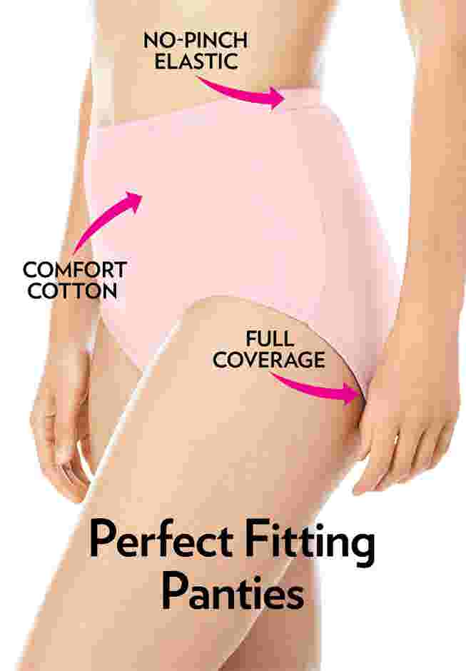 Comfort Choice® Full Coverage Stretch Cotton Brief 5-Pack image number 5