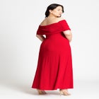 Off The Shoulder Maxi Dress image number null