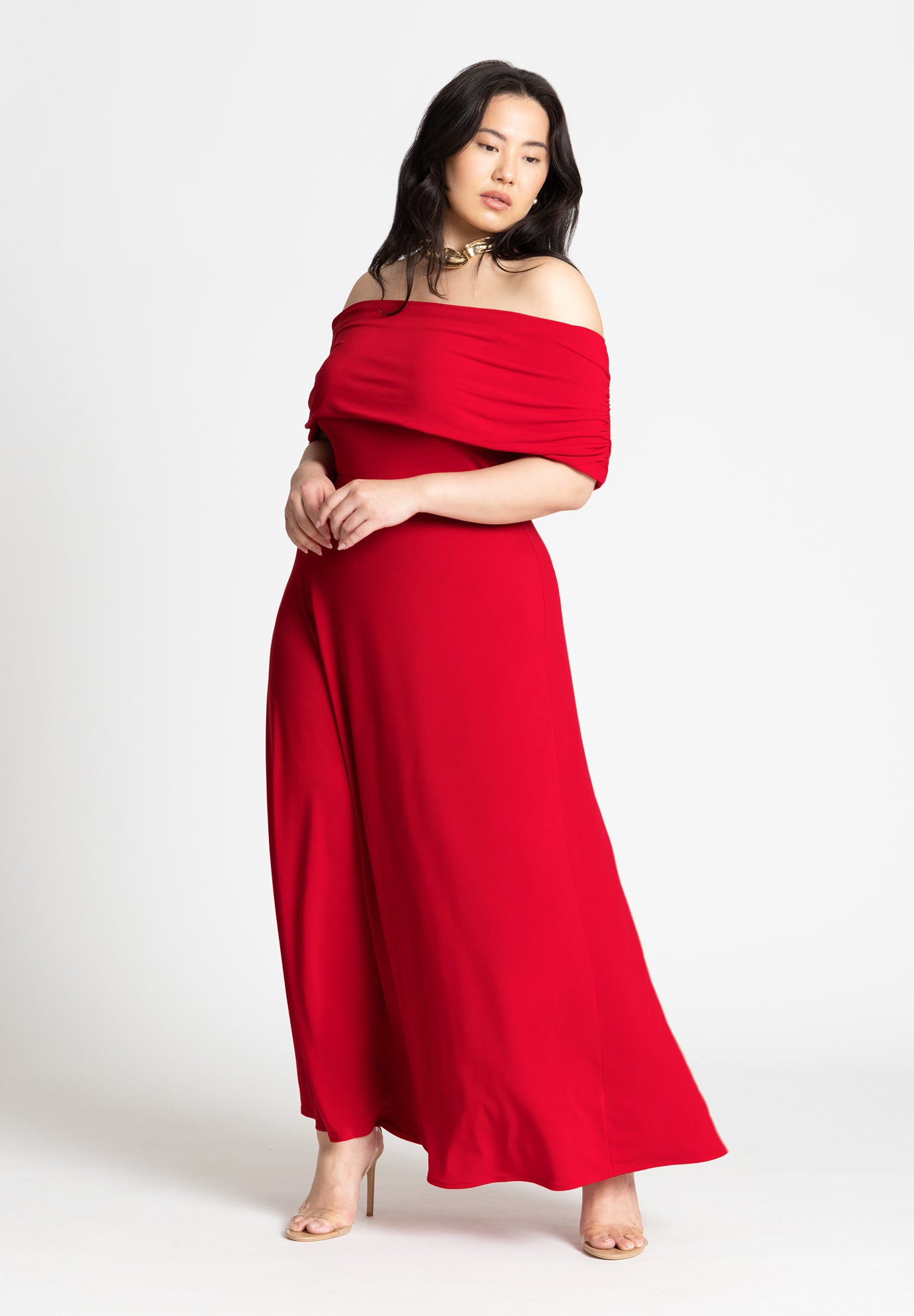 Off The Shoulder Maxi Dress image number 0