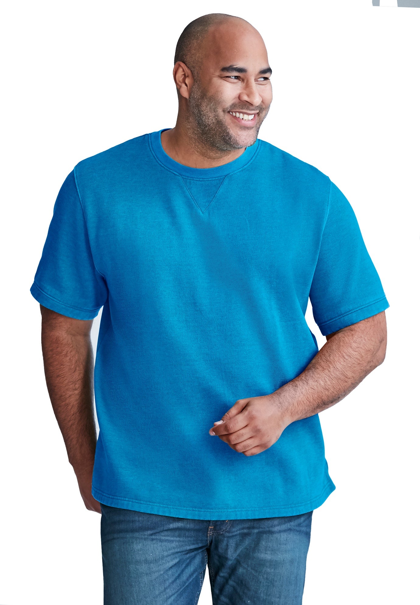 Short-Sleeve Fleece Sweatshirt image number 0