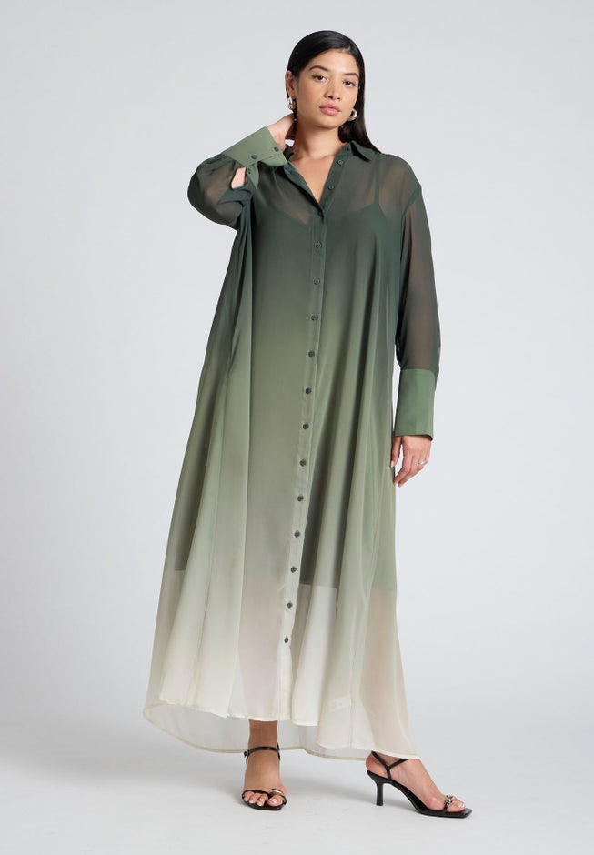 Ombre Shirt Dress image number 0