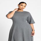 Seam Detail Ponte Work Dress image number null