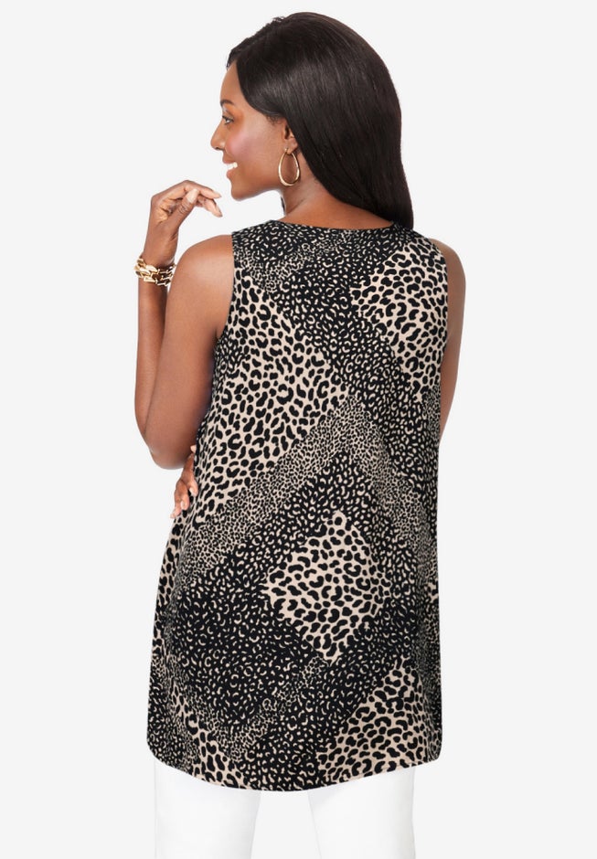 Georgette Tunic Tank image number 1