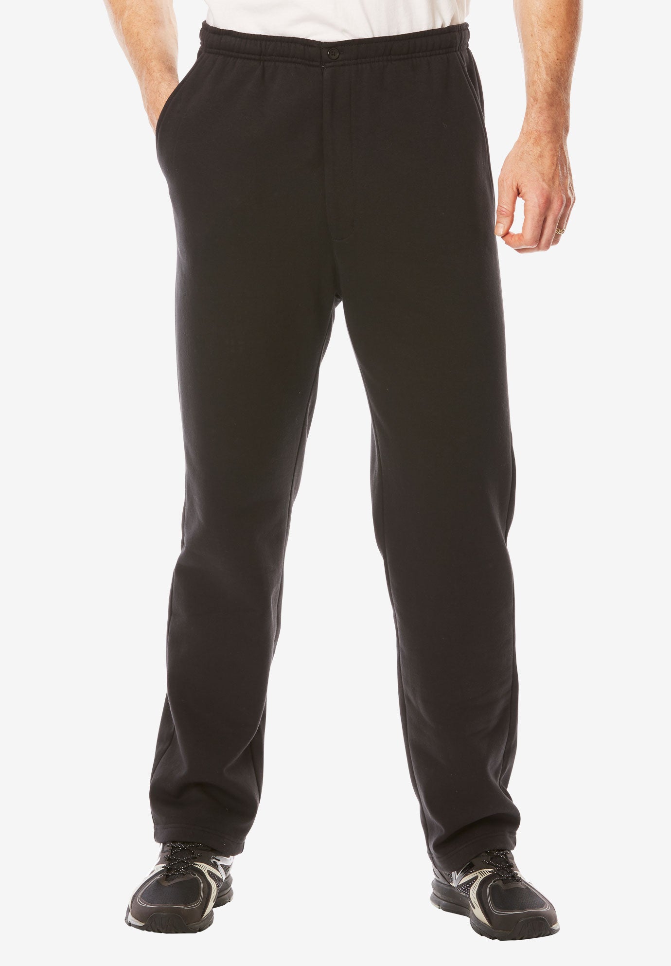Fleece Zip Fly Sweatpants image number 0