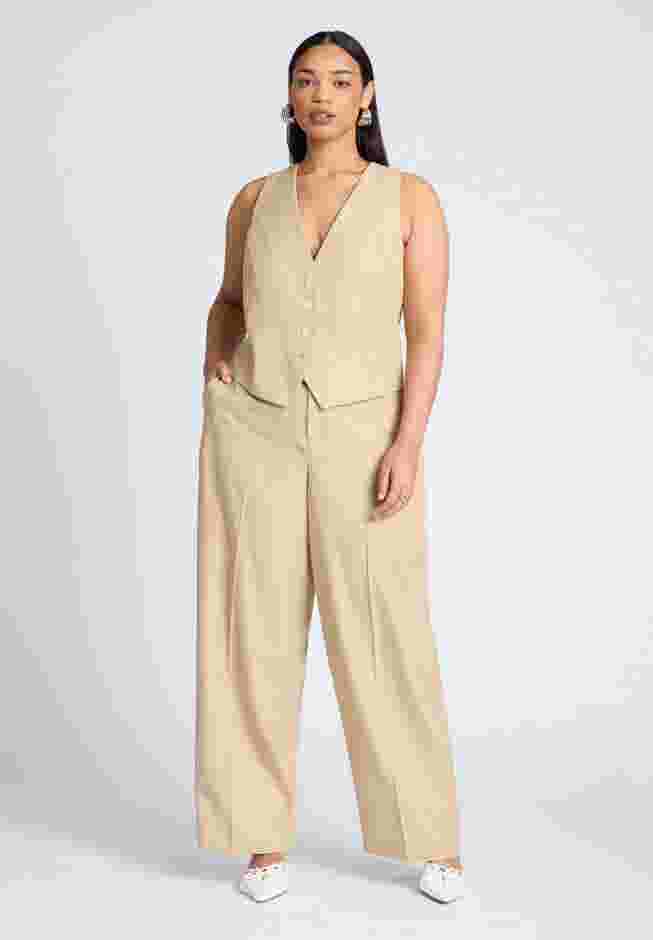 Pinstripe Suit Vest image number 2