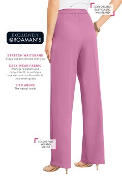 Plus Size Wide Leg Bend Over&reg; Pant