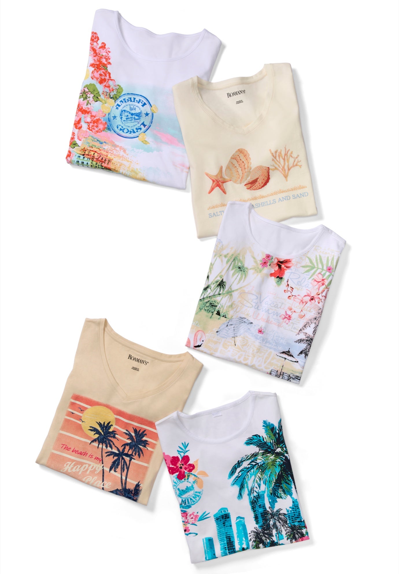 Plus Size Travel Graphic Tee image number 4