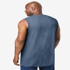Shrink-Less Longer-Length Lightweight Muscle Pocket Tee image number null